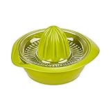 Westmark Exprimidor de limón/cítricos con recipiente, Diámetro: 18,7 cm, Capacidad: 0,5 litros, Plástico, Limetta, Verde manzana, 3091227A