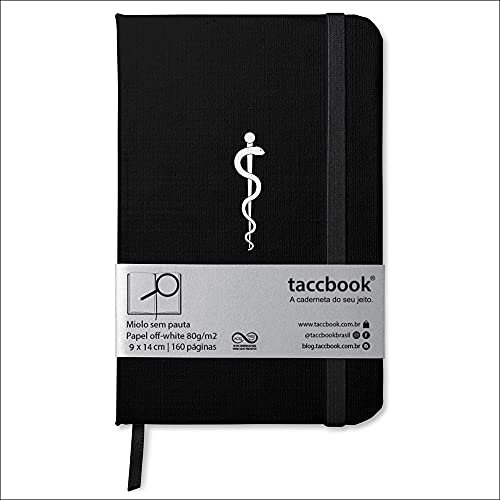 Caderneta Sem pauta taccbook® símbolo da medicina 9x14 Ríg.