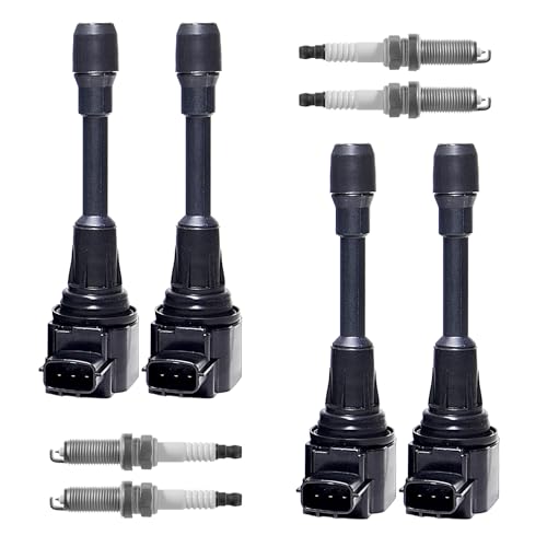 Ignition Coil Pack and Iridium Spark Plugs Kit Fits Nissan
