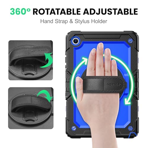Image of SEYMAC Case for Samsung Galaxy Tab A11+ /A9+ Plus 11 inch, Dark Blue