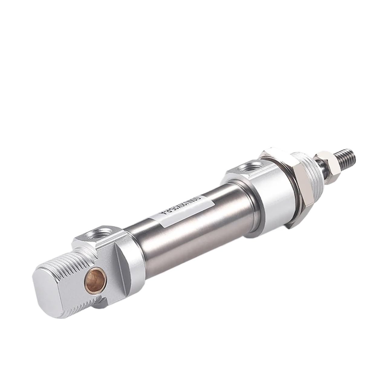 Cylindre inox DSNU 32mm course 100mm avec amortissement élastique pour machine automatisée