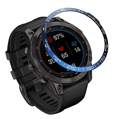 Bague anti-rayures Garmin Fenix 7S boîtier tachymètre en métal robuste