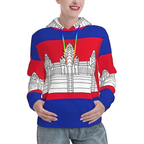 Sweat Cambodge à capuche le cadeau d'automne idéal et tendance pour femme