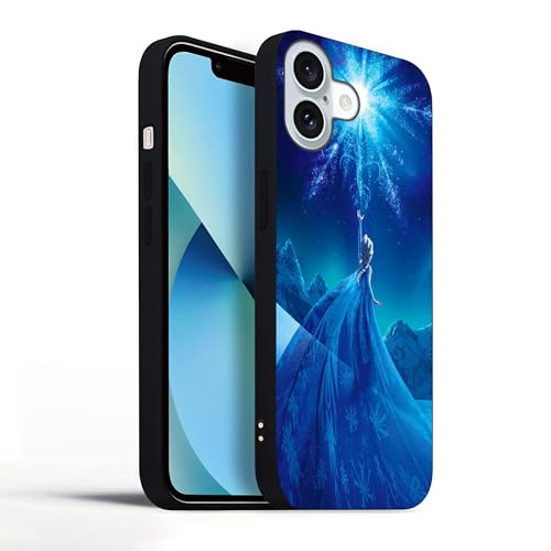 AYIBUDAYE Compatible for iPhone 16 Case, Slim Soft TPU Shockproof Protection Case(Cute-Frozen-Magic-3)