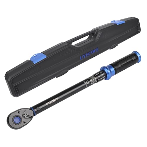 UYECOVE 1/2-Inch Drive Click Torque Wrench, Dual-Direction Click...