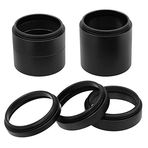 Astromania Astronomical T2-Extension Tube Kit For Cameras And Eyepieces - Length 5Mm 8Mm 10Mm 15Mm 20Mm 40Mm - M42X0.75 On Both Sides #TOP5