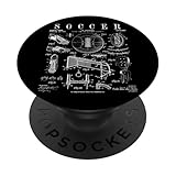 Marquez un pour l'histoire de l'équipe sportive. Schéma de demande de brevet rétro unique de ballon de football vintage, chaussures de sport, but et protège-tibia.