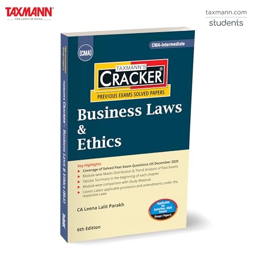 Image of Taxmann's CRACKER COMBO for CMA Intermediate | June /Dec. 2026 Exams - Group I | Papers 5 to 8 | CRACKER Series | Law /BLE, FA, DITX /DT & IDT and CA | January 2026 Edition | Set of 4 Books
