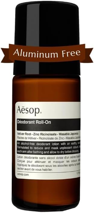 Aesop Deodorant Roll-On | 50 mL | Paraben, Cruelty-free & Vegan