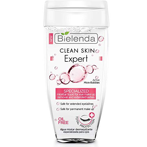 Bielenda Clean Skin Expert, struccante occhi per ciglia finte, 150 ml (etichetta in lingua italiana non garantita)