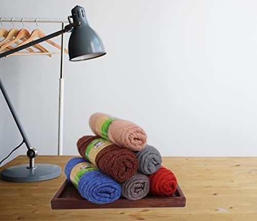 3-Pack Sheep Wool Worsted Yarn For Knitting And Crocheting 300 Grams Of Lamb Sheep's Wool #TOP2