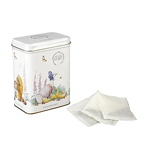 New English Teas Beatrix Potter Peter Rabbit Jemima Puddle-Duck Tea Tin With 40 Earl Grey Teabags #TOP3