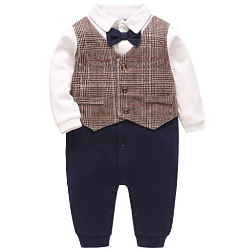 Bébé Garçons Combinaison Coton Barboteuse à Ma...