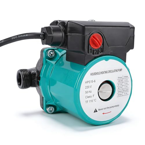 AUMENTA LA PRESSIONE DELL'ACQUA DOMESTICA: le pompe booster domestiche funzionano ad alta pressione.La potenza nominale a tre velocità è regolabile con 46 W, 67 W, 100 W, soddisfacendo in modo flessibile tutte le vostre esigenze
