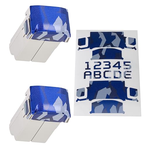 Image of WRAPGRADE Skin Stickers Compatible with DJI Mini 3 Pro | Two Batteries (STRATOSPHER Blue DOT CAMO)