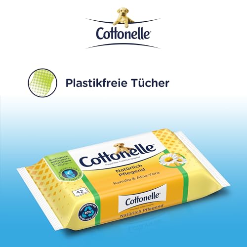 Cottonelle feuchtes Toilettenpapier, Kamille & Aloe Vera, 12 x 42 Tücher – Ansicht 6