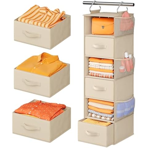 Pipishell 6-Shelf Hanging Organizer Cover