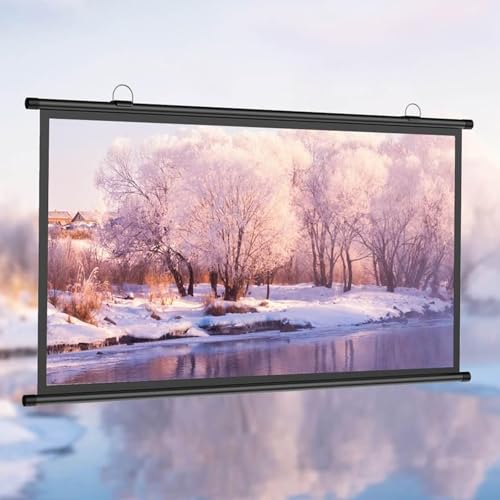Pantalla Proyector Manual Retráctil 72" 16:9