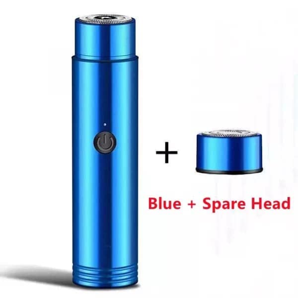 Image of Mini Electric Shaver for Men & Women | Portable Cordless Rechargeable Razor with LED Battery Display | USB Rechargeable Facial & Body Shaver | Compact Travel Electric Razor