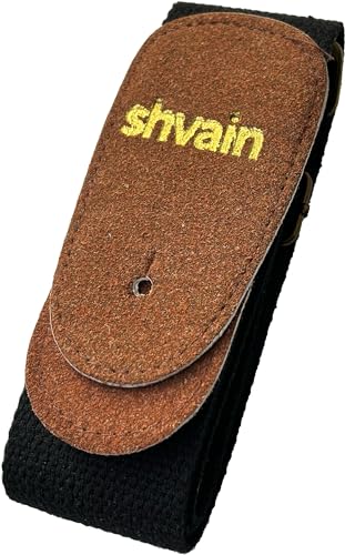shvain Guitar Bass Cotton Strap (black)