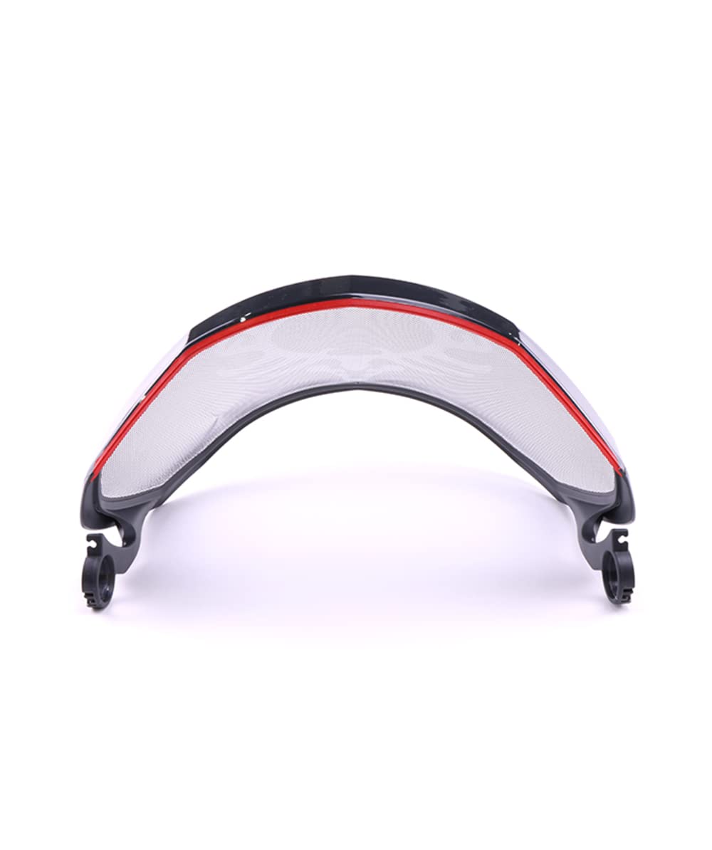 Protos Integral Ätzmetallvisier/Forsthelm Visier F39 KOX Edition Schutzhelm Visier mit 39 Öffnungen je cm²