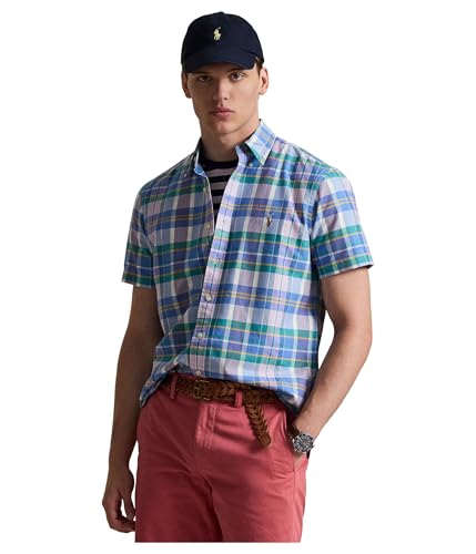 Image of POLO RALPH LAUREN Men's Classic Fit Plaid Oxford Shirt