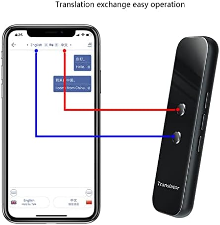Smart Voice Language Translator Device - Real-Time 2-Way Translation, Supports 72 Languages for Travel, Business, and Learning