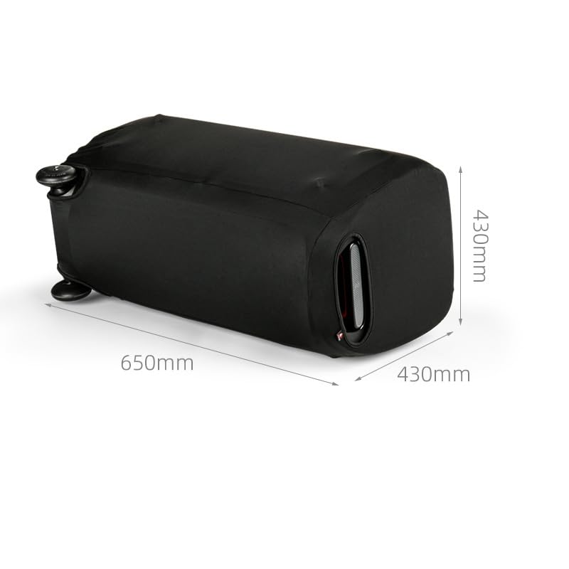 Copertura Antipolvere In Nylon Per JBL PartyBox 320/310 – Morbida E Protettiva – 31,5x23x63 Cm – Nero - 2