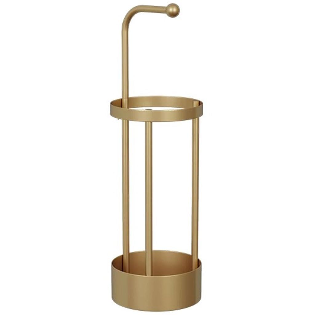 SBJKLYRN umbrella stand, Large Capacity Floor-standing Bin, Umbrella Bucket With Raised Rim, Gift(Gold)