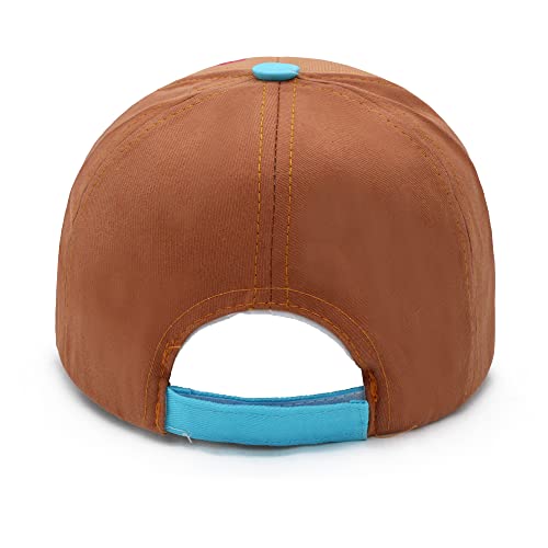 Image of VRITRAZ Unisex Kids Baseball Cap | Soft Cotton Adjustable Sun Hat for Boys & Girls | Casual Outdoor Summer Wear (4-12 Year)