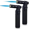 HONEST Lighter Butane refillable lighters Home Use (Black&black)