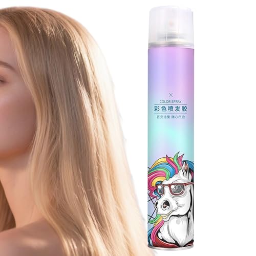 Spray Tinte para el Pelo | 320ml Tamaño de Viaje Tinte Temporal para Mujeres | Producto de Coloración Ligero para Fiestas Cosplay Halloween Festivales | Aplicación Escénica
