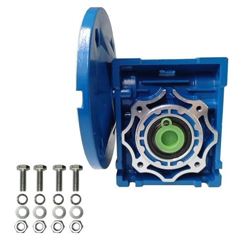 PreAsion RV040 Worm Gear Reducer Ratio 40:1 Square Type Worm Gearbox Speed Reducer with Motor Special Reducer
