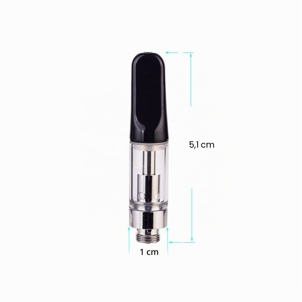 Pack of 5 CBD Refillable Vape Cartridge (0.5 ml) Evaporator (510