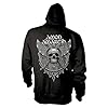 Rock Off officially licensed products Amon Amarth Grey Skull Official Unisex Hoodie Hooded Top (Large) #1