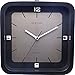 Price comparison product image NeXtime - Table Clock - 20 x 20 x 6 cm - Wood - Black - 'Square Alarm'