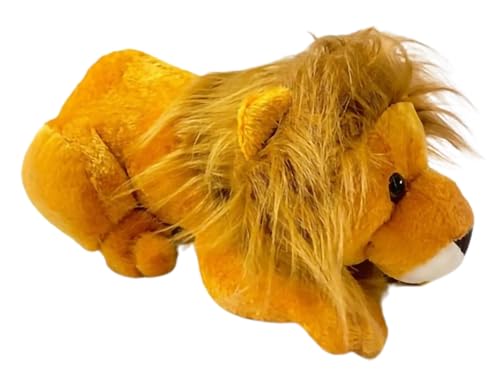 Image of Tickles Soft Stuffed Plush Jungle Sitting Aslan Lion Animal Toy for Kids Room (Color: Brown Size: 40 cm)