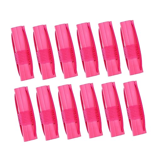 Beatifufu 12pcs Sponge Curling Iron Sponge Hair Curlers Hair Rollers Self Adhesive Hair Roller Waver Hair Tool Curly Hair Curler Hair Curler Tools Diy Wavy Plastic Curls