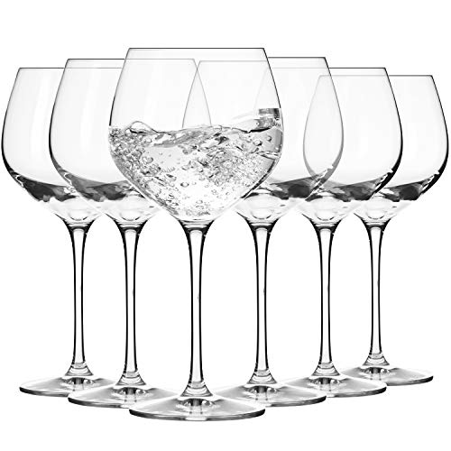 Krosno Copas para Cóctel Gin Balón Agua | Conjunto 6 Piezas | 570 ml | Harmony Collection Casa, Restaurante y en Las Fiestas | Apta para Lavavajillas y Microondas