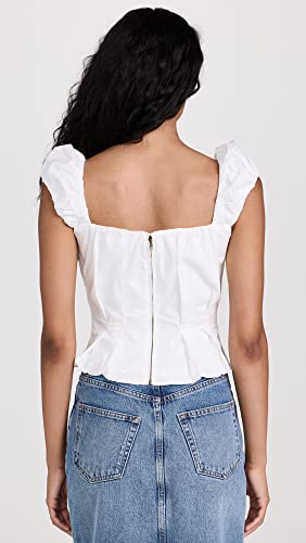 Lioness Women\'s Almost Famous Top, Porcelain, White, L - Thumbnail 3