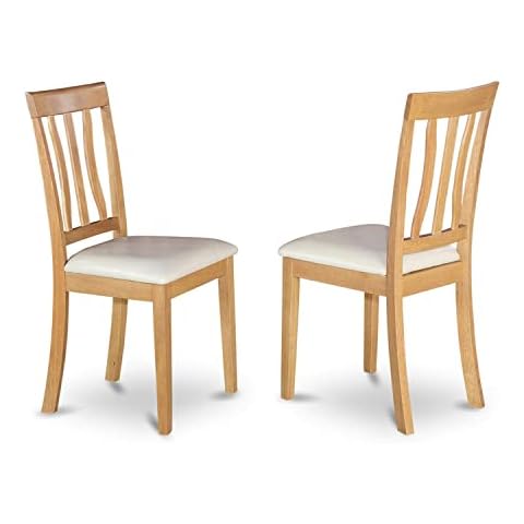 East West Furniture Antique Dining Chairs Set Cover