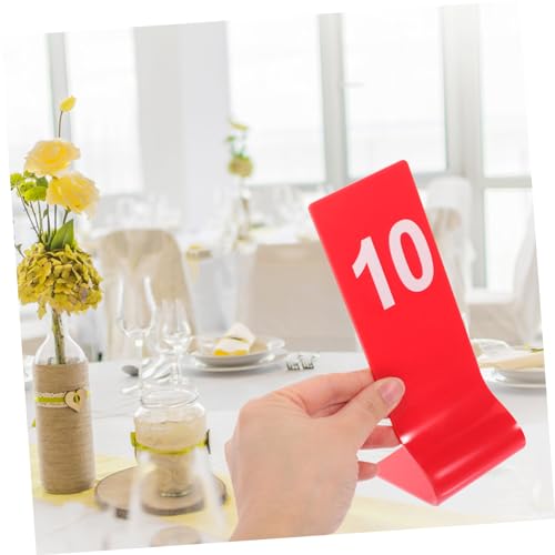 Numéros de table plexiglas SECFOU support signalétique réception fête - 6