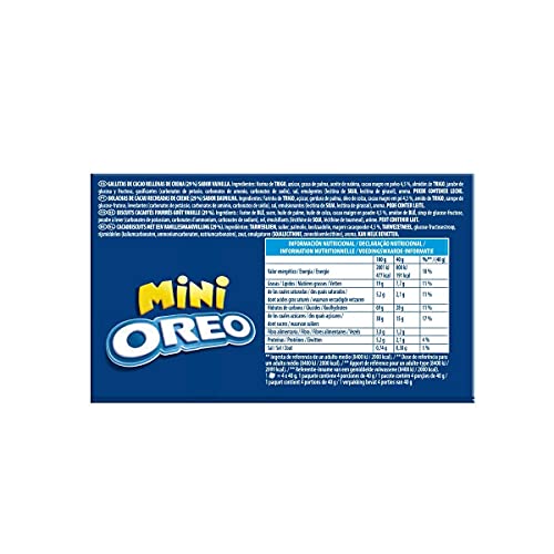 Oreo, Mini Chocoladekoekjes met witte crèmevulling, 160 g - Image 5