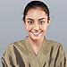 Healvian Hairdressing Client Gown Cape for Beauty Salon Barber Shop Comfortable Easy to Clean Hair Cutting Cape for Home Use Stylish Gold