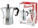 Caffettiera in Alluminio Moderna Moka 1 2 3 o 6 Tazze Macchina del caffè per Espresso (2 Tazze)