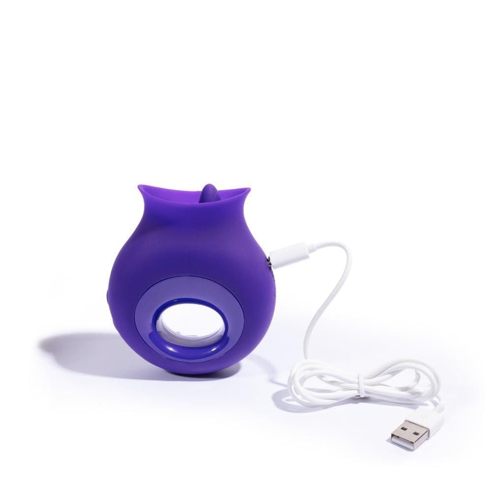 Platanomelón - Vibrador Clitorial con Textura Ultrasedosa, 6 Patrones de Movimiento y 3 Intensidades de Vibración, Sumergible y Recargable - Coco