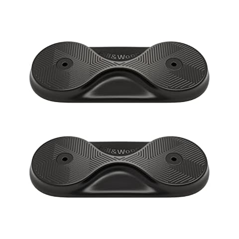Magnetic Gun Mount 2-Pack | Rubberized 48 lbs Rated Gun Magnet | Gun Magnet Mount-Concealed Holder for Handgun, Pistol, Rifle, Shotgun, Revolver, Magazine Cover