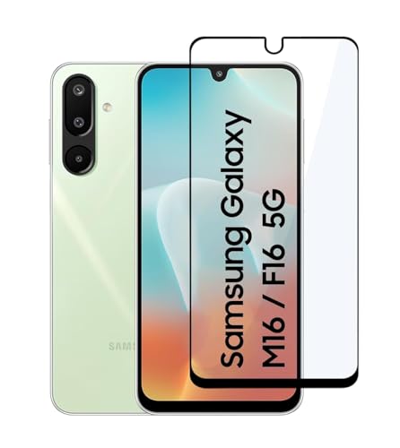 Image of HD Tempered Glass Screen Protector Compatible for Samsung Galaxy F16 5G with Edge to Edge coverage and Easy Installation kit