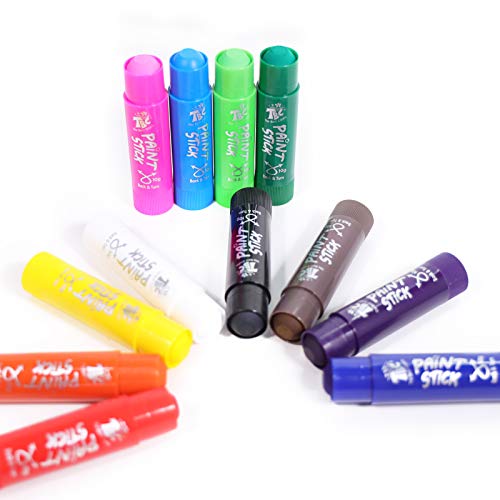 TBC The Best Crafts 24 Colors Mixed pack, Washable Paint, Non-toxic, Tempera Paint Sticks for Kids and Students