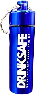 Drink Safe Keychain – 3 Drink Spiking Test Strips in Waterproof Case – Portable Beverage Test Kit for Instant Results